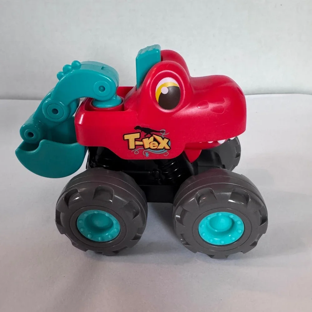 Dinosaur Monster Truck Toy Toddler T-Rex Excavator Triceratops Dump‎ Truck set-3